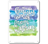 What is Beauty: Beauty comes from within - Display Board 667